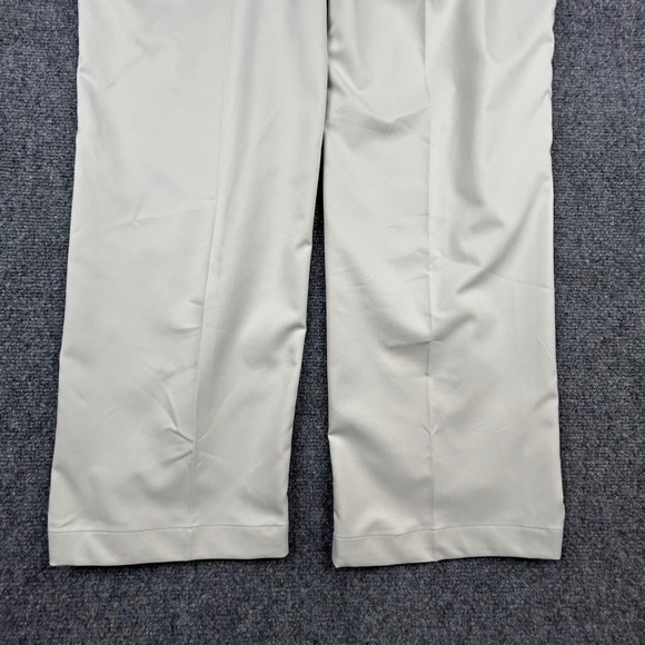Nike Golf Pants Men 38x32 Light Bone Beige Dri-FIT Straight Leg Tech Performance - Picture 5 of 14